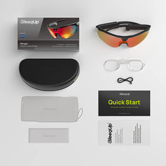 Bleequp Ranger IA – Occhiali Smart con Videocamera Sportiva e Lenti ZEISS con AI Integrata