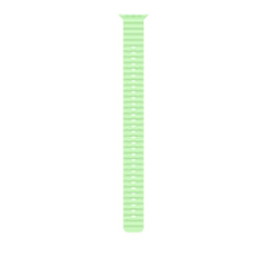 49mm-neon-green-ocean-band-extension-natural-titanium-finish_MGCG4