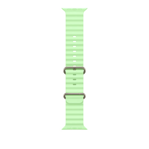 49mm-neon-green-ocean-band-natural-titanium-finish_MGCF4