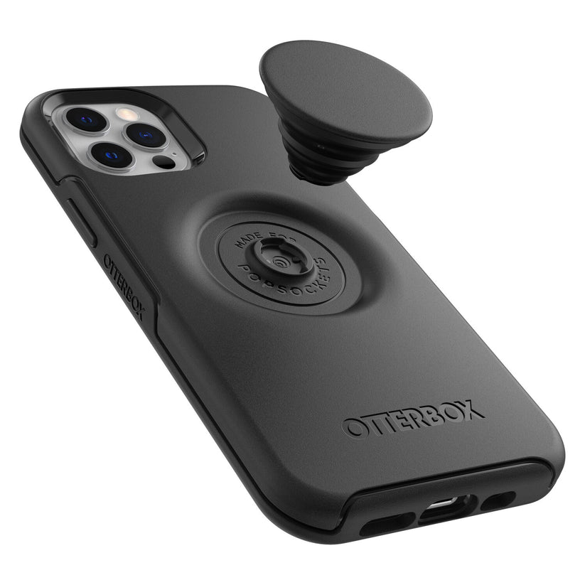 OtterBox Symmetry + PopSockets nero per iPhone 12 e 12 Pro
