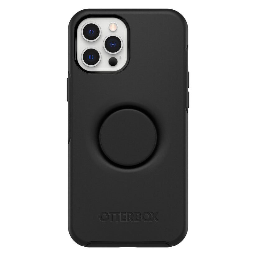 OtterBox Symmetry + PopSockets per iPhone 12 Pro Max nero