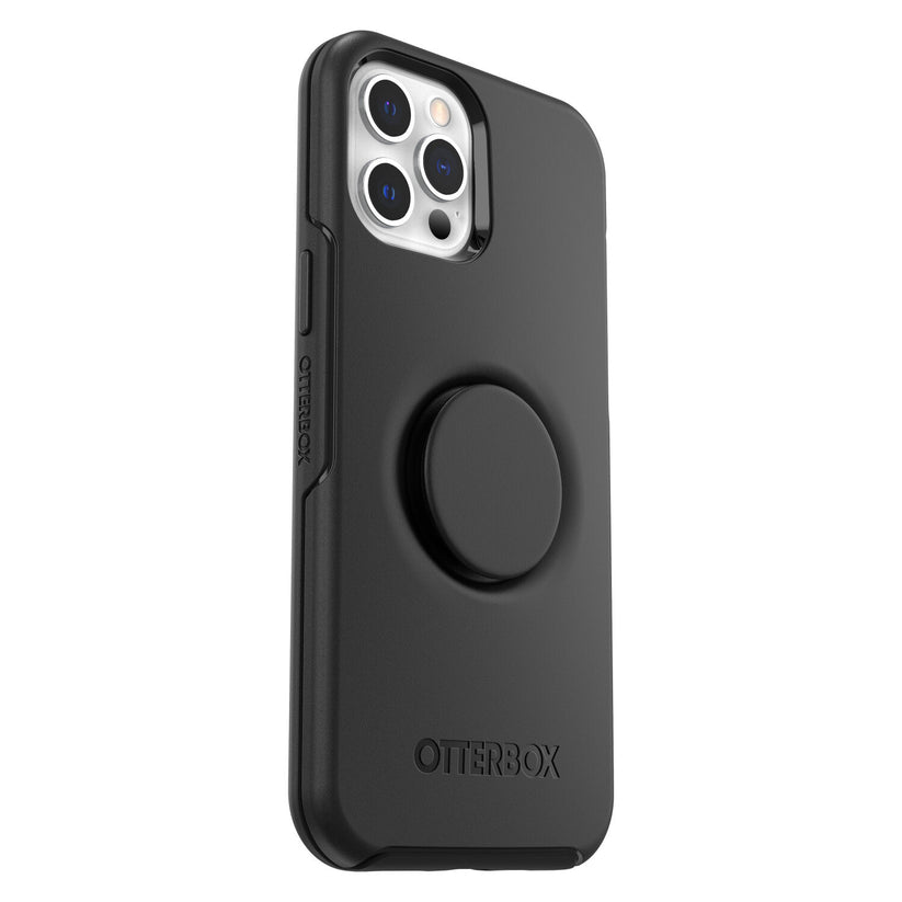 OtterBox Symmetry + PopSockets per iPhone 12 Pro Max nero