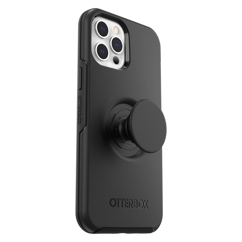 OtterBox Symmetry + PopSockets per iPhone 12 Pro Max nero