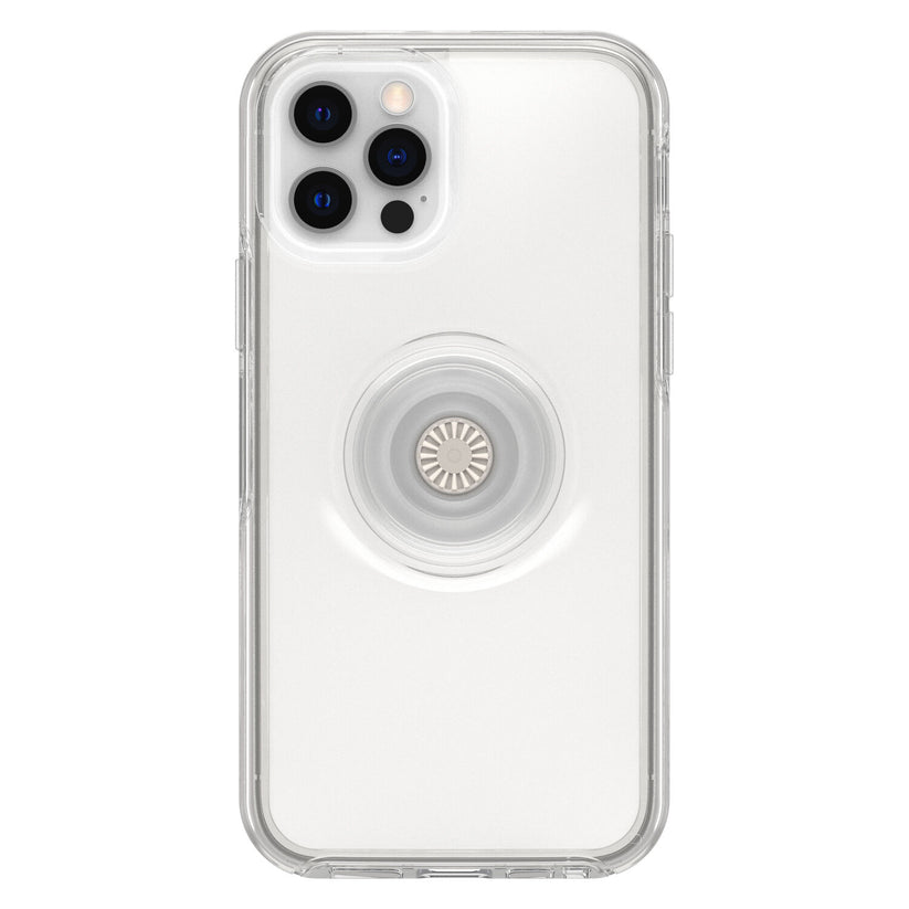 Cover trasparente per iPhone 12/12 Pro OtterBox Symmetry + PopSockets