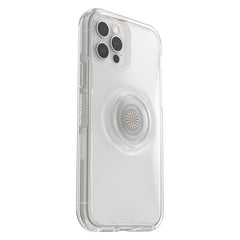 Cover trasparente per iPhone 12/12 Pro OtterBox Symmetry + PopSockets