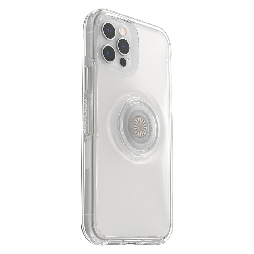 Cover trasparente per iPhone 12/12 Pro OtterBox Symmetry + PopSockets