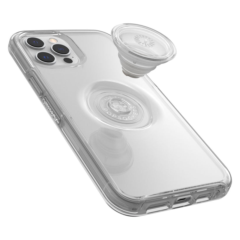 OtterBox Symmetry + POPSOCKETS per iPhone 12 Pro Max - Trasparente