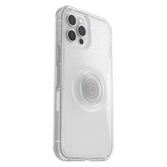 OtterBox Symmetry + Popsockets- Custodia per iPhone 12 Pro Max Stardust Clear