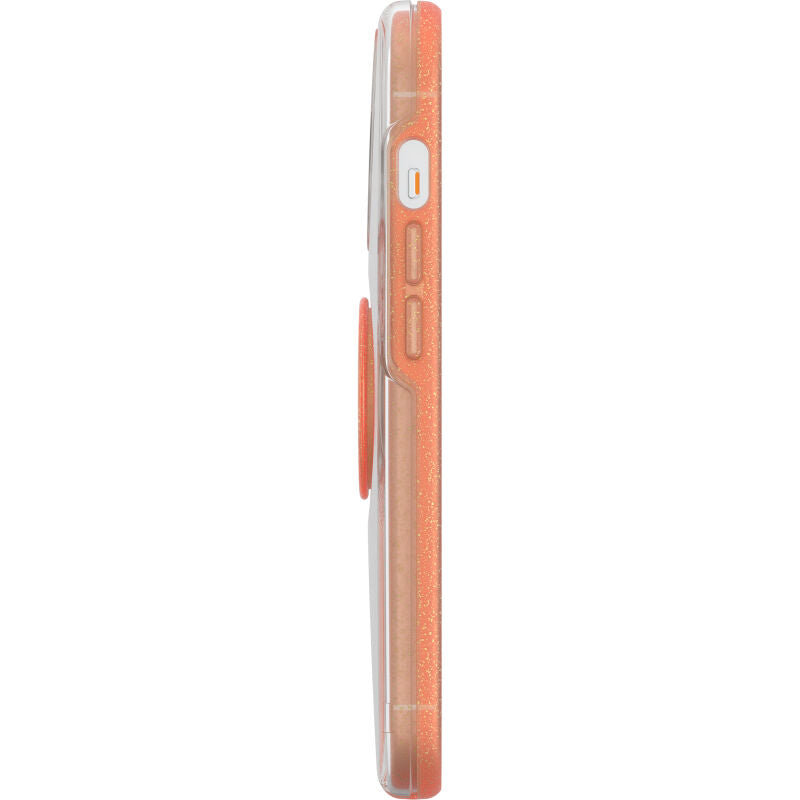 Cover per iPhone 13 Pro OtterBox Otter+Pop - Trasparente e corallo