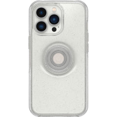 Cover per iPhone 13 Pro OtterBox Otter+Pop trasparente scintillante