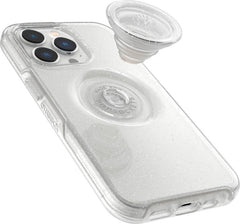 Cover per iPhone 13 Pro OtterBox Otter+Pop trasparente scintillante