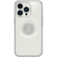 Cover per iPhone 13 Pro OtterBox Otter+Pop trasparente scintillante