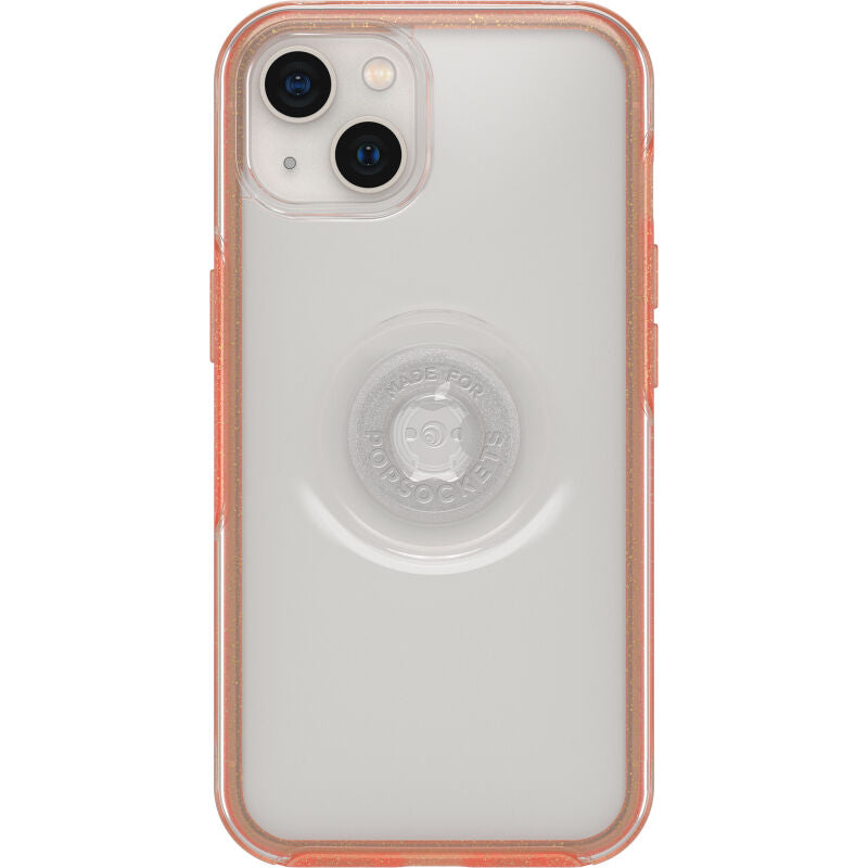 Otter+Pop Symmetry per iPhone 13 trasparente/corallo