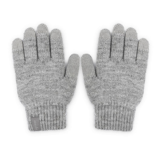Moshi Digits Guanti Touchscreen -Grigio Chiaro (taglia M)
