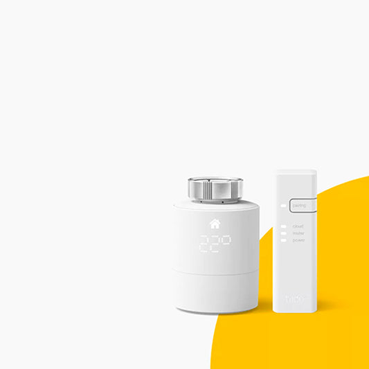 Testa termostatica intelligente tado V3+ per il controllo multi-stanza (con kit di base)