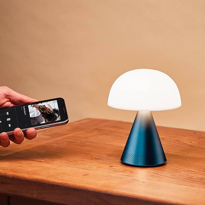 Speaker Bluetooth e lampada LED Lexon Mina L Audio - Blu