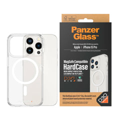PanzerGlass HardCase Transparent con MagSafe e D3O per iPhone 15 Pro