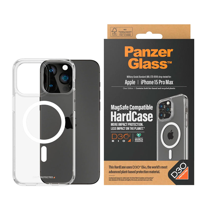 PanzerGlass HardCase con MagSafe e D3O per iPhone 15 Pro Max