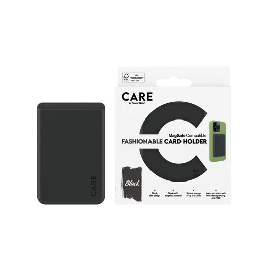 Portafoglio MagSafe CARE PanzerGlass - Nero