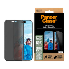 PanzerGlass Privacy Screen Protector iPhone 16 Pro