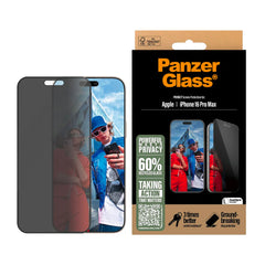 PanzerGlass Privacy Screen Protector Ultra-Wide Fit per iPhone 16 Pro Max