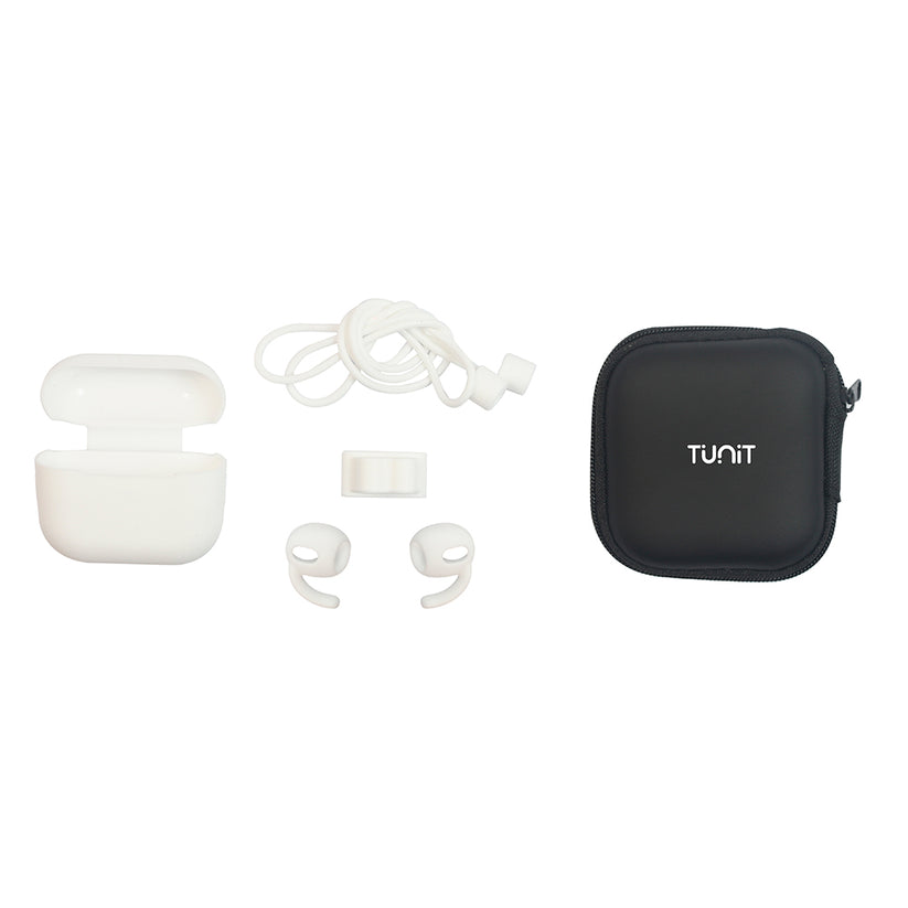 Kit con Cover Tunit per Apple AirPods 3a generazione - Bianco