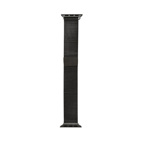 Cinturino Tunit in maglia milanese per Apple Watch 44/45/46 mm - Nero