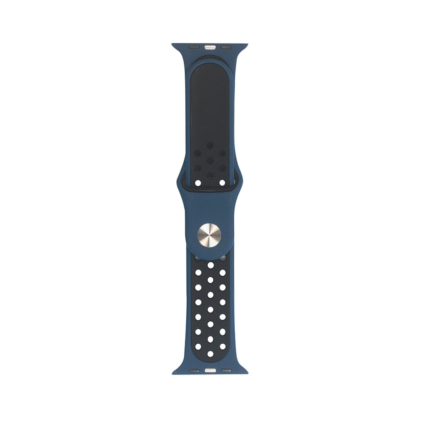 Cinturino Tunit Sport per Apple Watch 42/44/45/46mm - Blu e nero