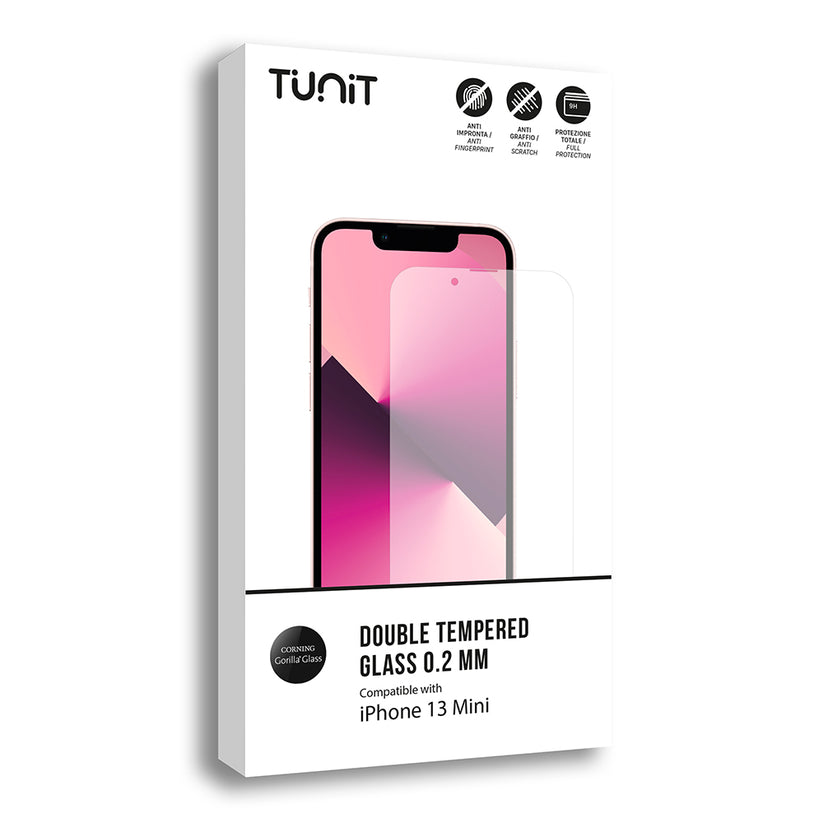 Vetrino per iPhone 13 mini a doppia tempratura