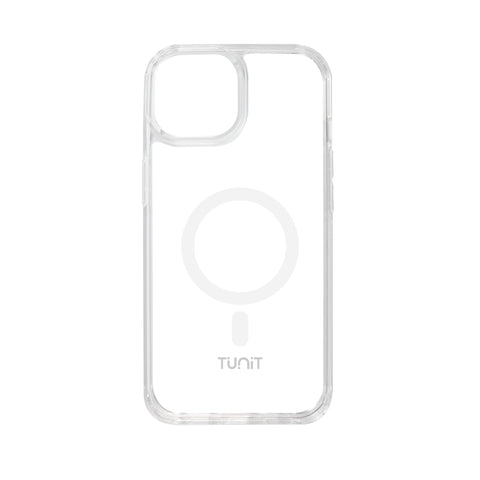 Custodia trasparente in policarbonato compatibile MagSafe per iPhone 15 Plus
