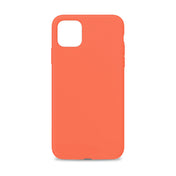 Cover in microfibra e silicone per iPhone 12 mini - Pesca