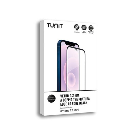 Vetro "Edge to Edge" a doppia tempratura per iPhone 12 mini