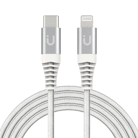 Cavo Tunit da USB-C a Lightning 1 metro - Colore argento