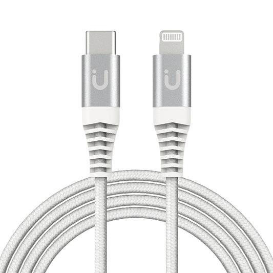 Cavo Tunit da USB-C a Lightning 1 metro - Colore argento