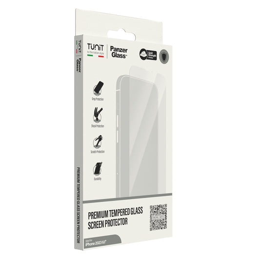 Vetrino Tunit SAFE. by PanzerGlass per iPhone 15 e iPhone 16