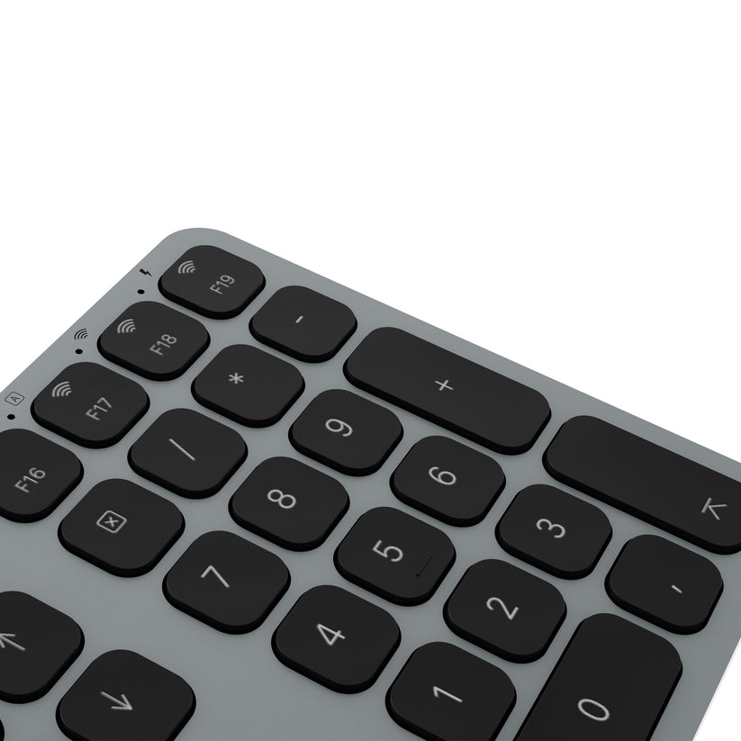 Tastiera wireless in alluminio con tastierino numerico - Grigio Siderale | ITA